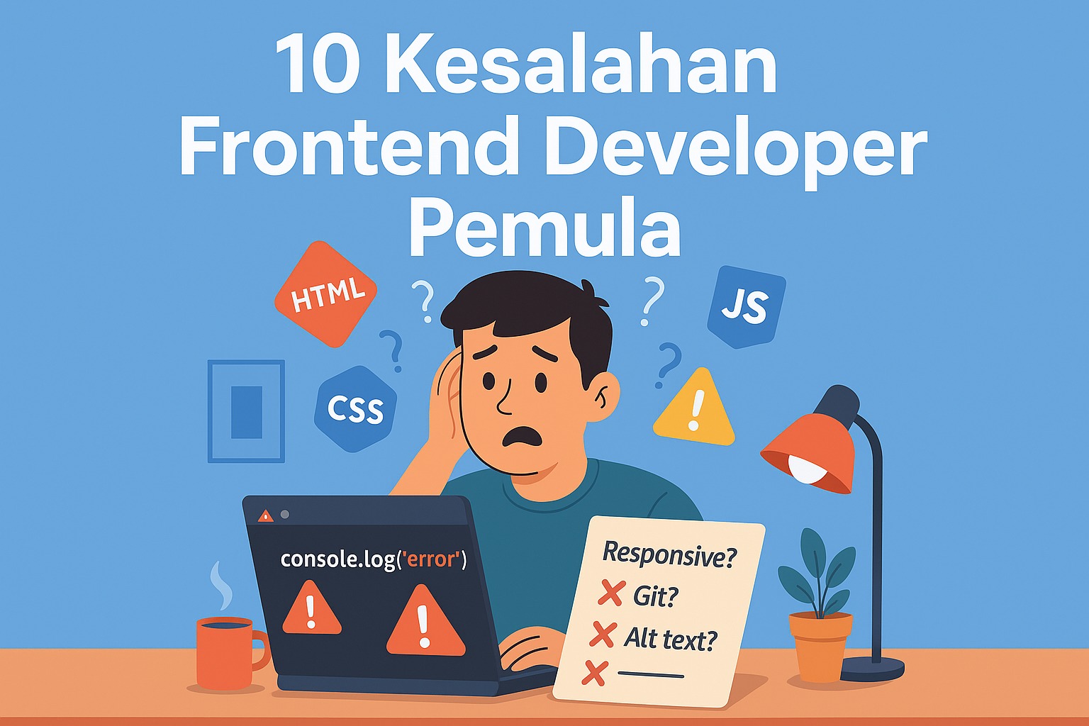 10 Kesalahan Umum yang Harus Dihindari oleh Frontend Developer Pemula
