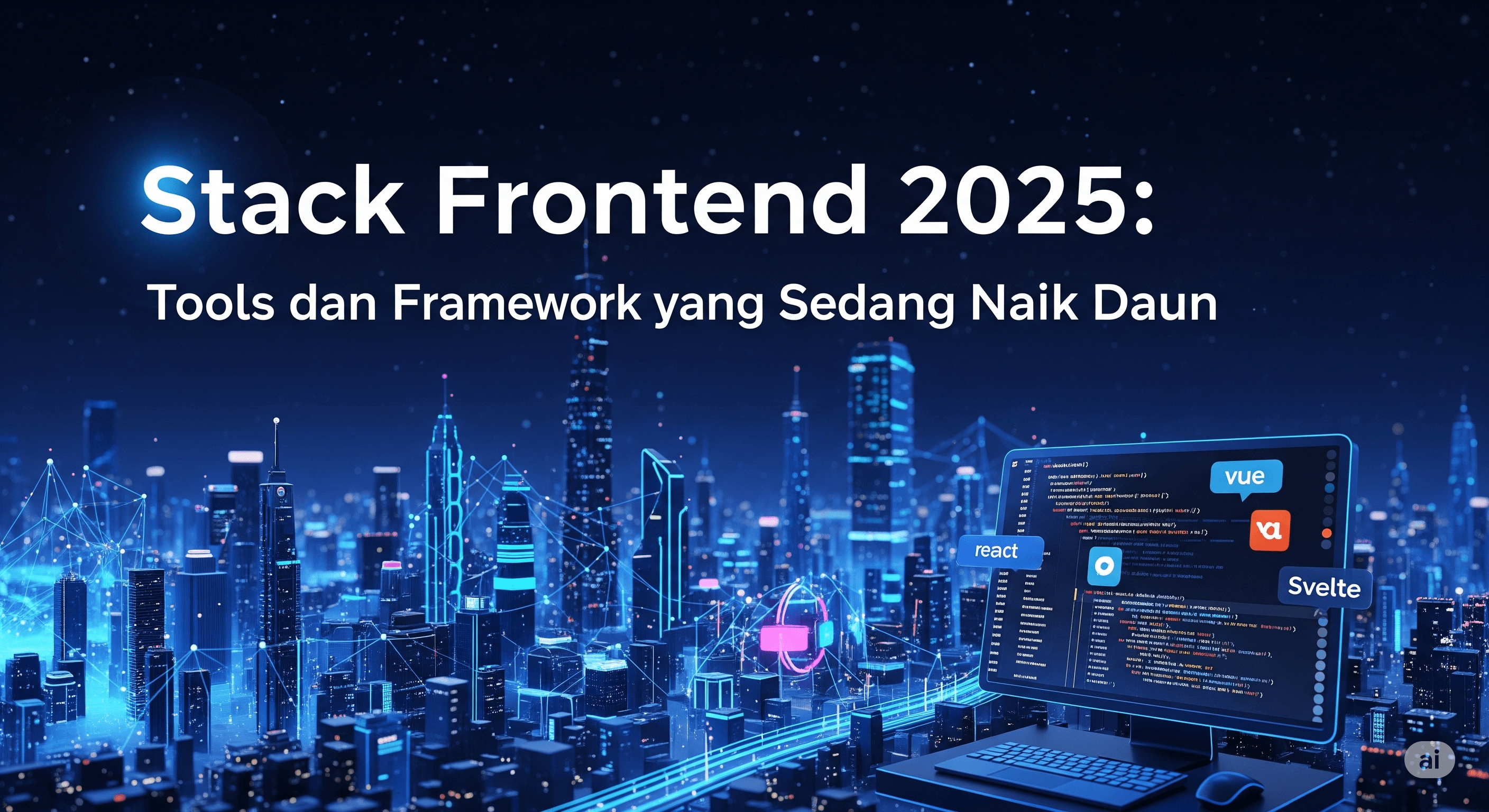 Stack Frontend 2025: Tools dan Framework yang Sedang Naik Daun