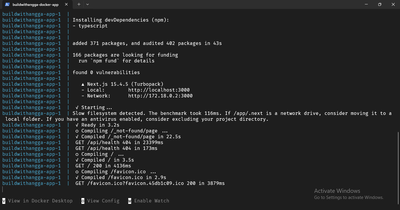 Cara Membuat Docker Image dan Menjalankan Aplikasi Next.js di Docker