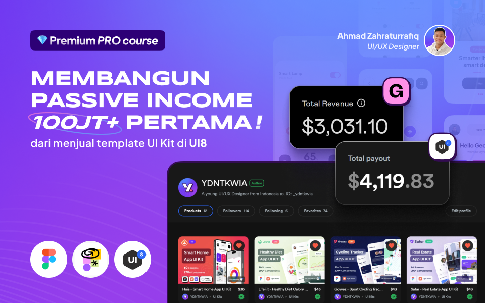 Passive Income Terbaik Untuk Para UI UX Designer 2024