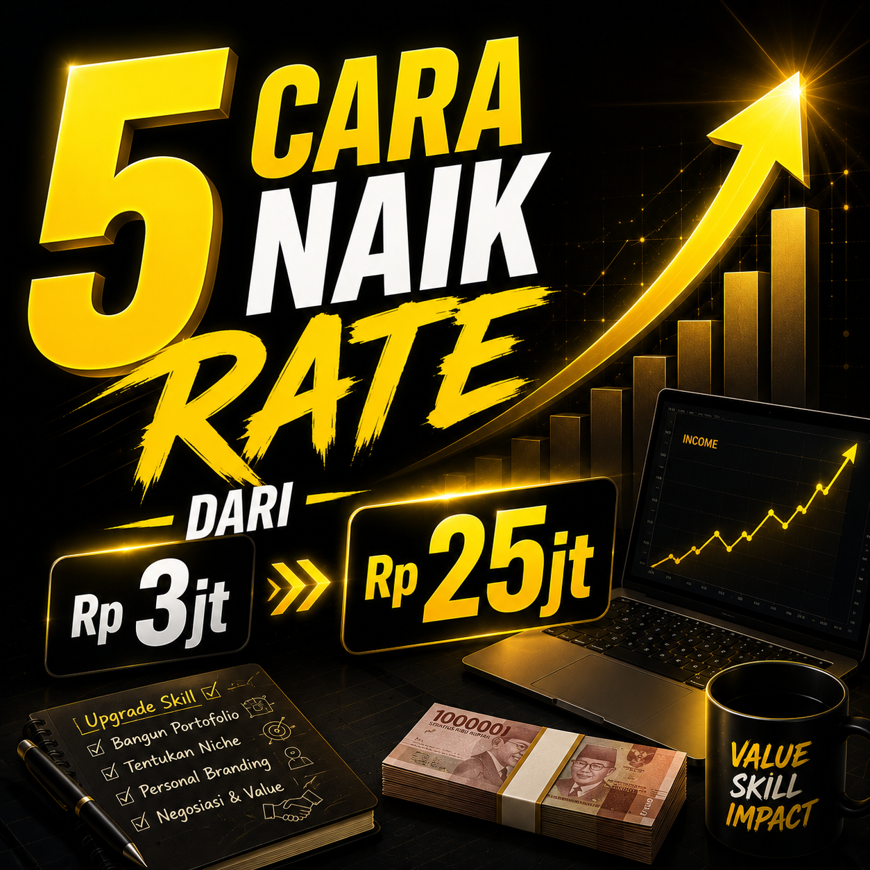 5 Cara Naik Rate dari Rp 3jt ke Rp 25jt per Project untuk Graphic ...