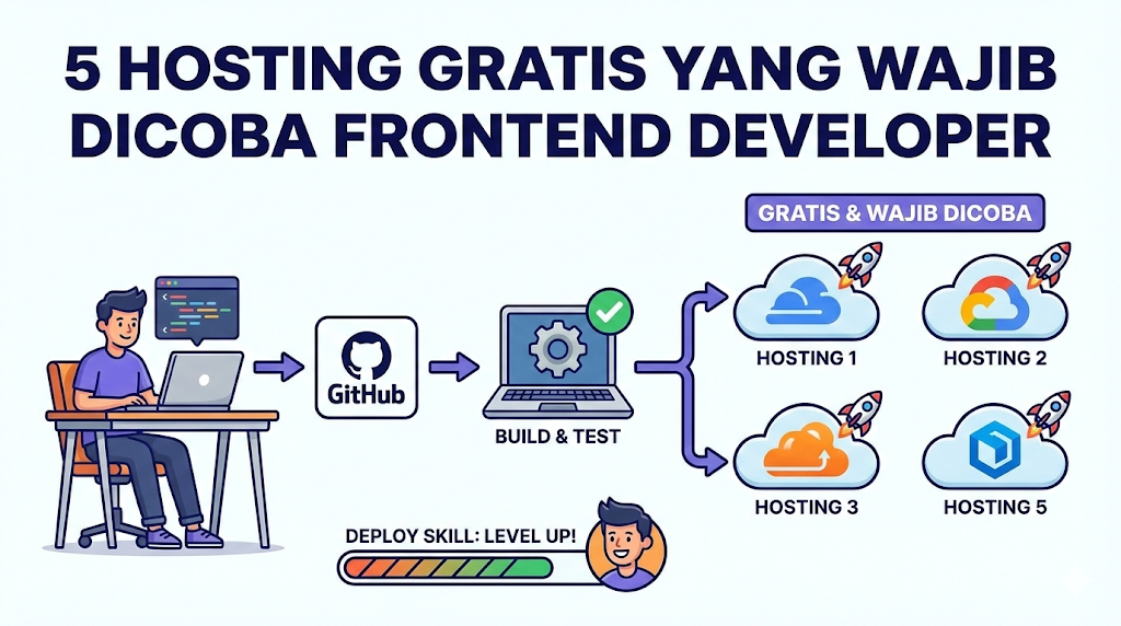 5 Hosting Gratis yang Wajib Dicoba Frontend Developer