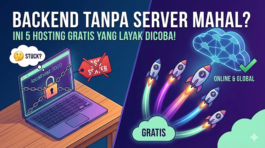 Backend Tanpa Server Mahal? Ini 5 Hosting Gratis yang Layak Dicoba