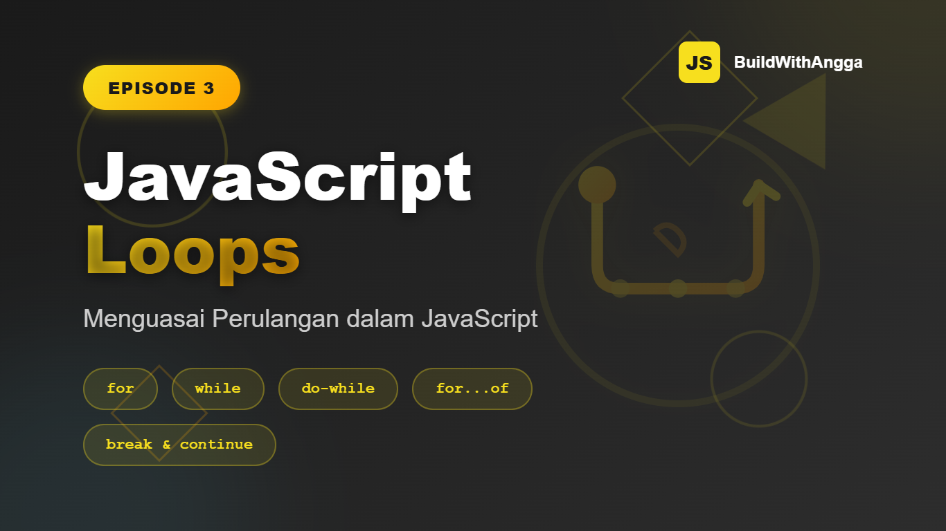 JavaScript Fundamental: Loops - Eps 3