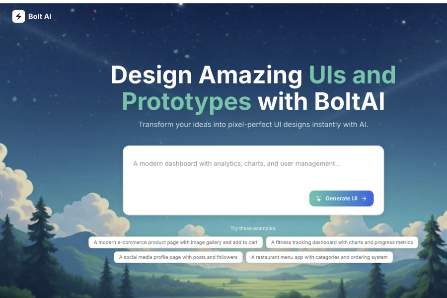 Boltai Dev: A Free AI UI/UX Design Tool For Mobile & Web App Designers