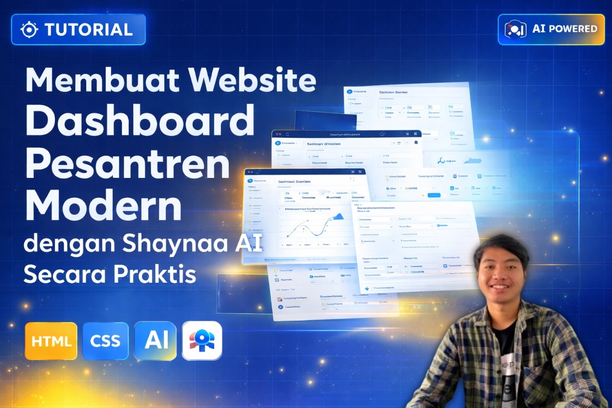Membuat Website Dashboard Pesantren Modern dengan Shaynaa AI Secara Praktis