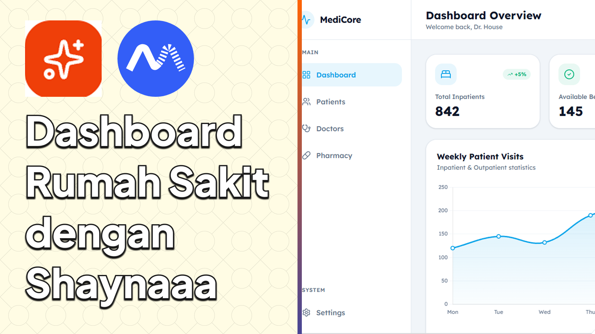 Tutorial Vibe Coding Web Dashboard Rumah Sakit dengan Shayna AI Powered