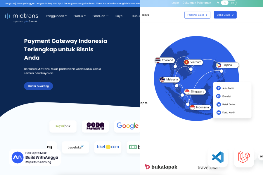 Perbedaan Midtrans dan Xendit Payment Gateway Serta Kemudahan Integrasi Projek Website Laravel