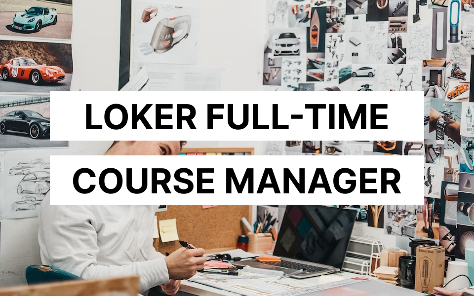 Lowongan Kerja Course Manager WFH