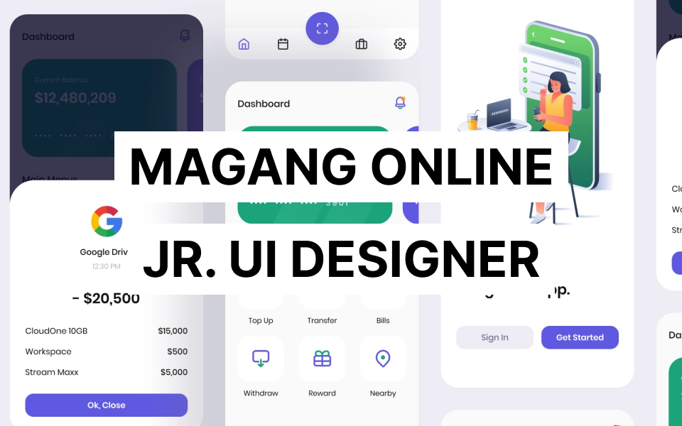 [CLOSED] Lowongan Magang UI Designer WFA & Paid
