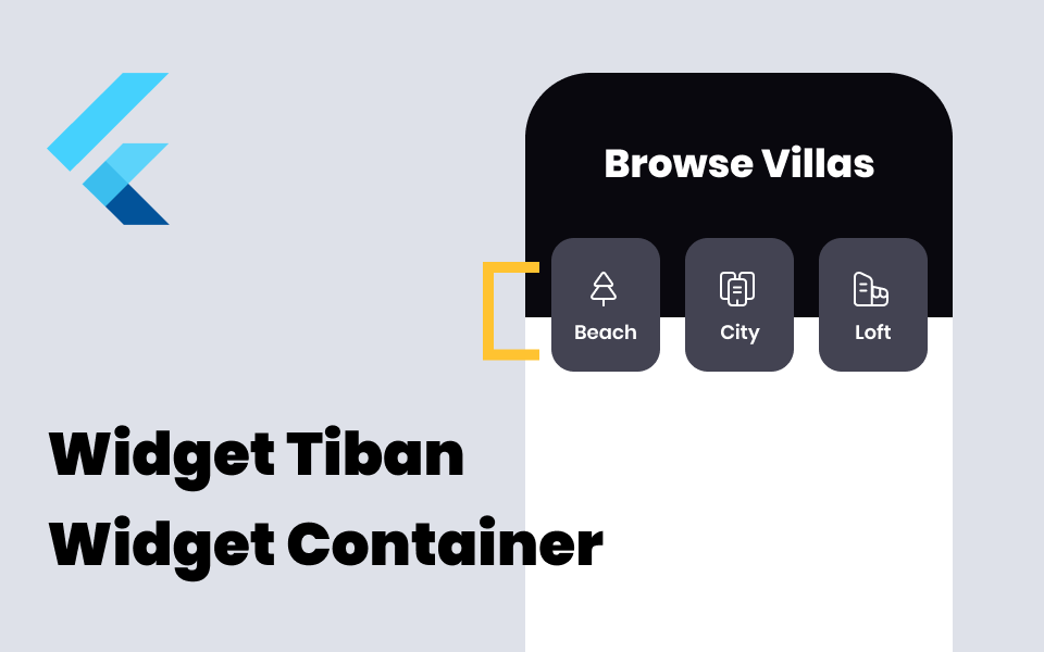 Cara Meniban Widget Lain di Flutter